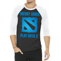 Merry Xmas Dota 2 3/4 Sleeve Shirt | Artistshot