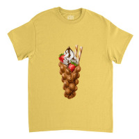 Bubble Waffle Ice Cream ,egg Bubble Waffle Vanilla Ice Cream Classic T-shirt | Artistshot