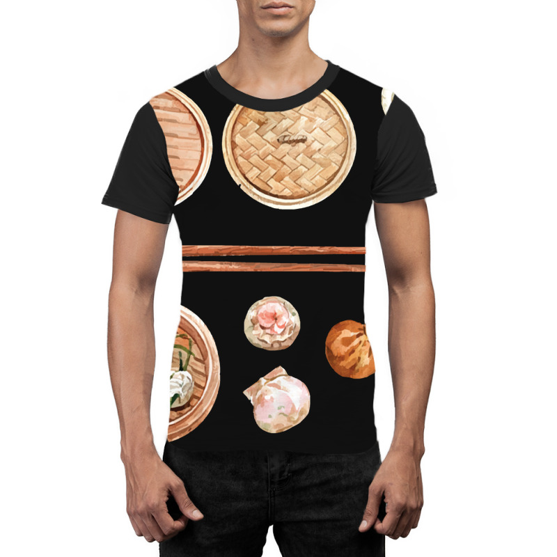 Assorted Chinese Cantonese Dim Sum Graphic T-shirt | Artistshot