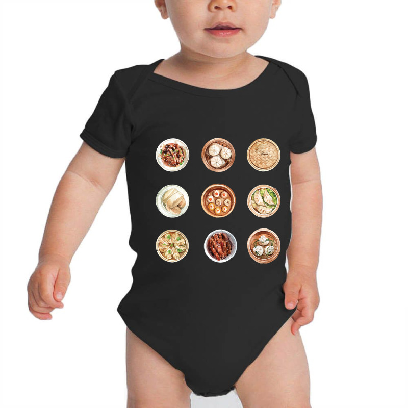 Assorted Chinese Cantonese Dim Sum Baby Bodysuit | Artistshot