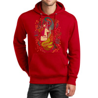 The Mermaid And The Unicorn Retro Unisex Hoodie | Artistshot