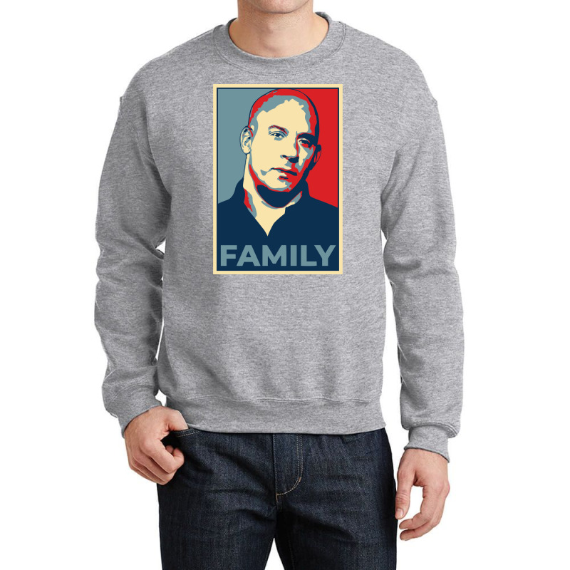 Dom Family Meme Girl Crewneck Sweatshirt | Artistshot