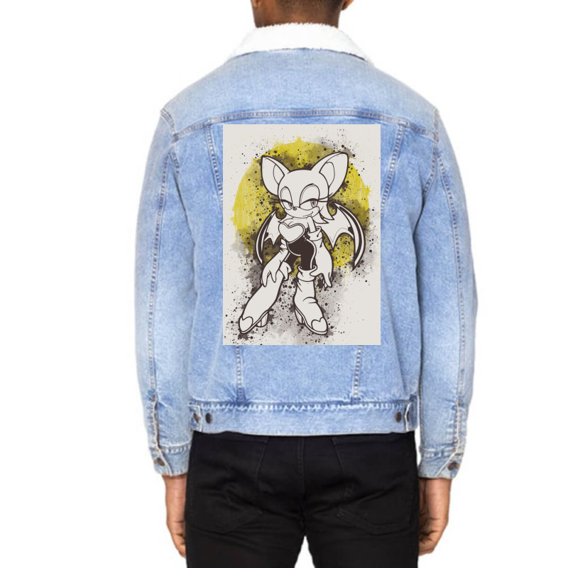 The Bat Anime Unisex Sherpa-lined Denim Jacket | Artistshot