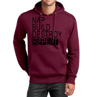 Nap Build Destroy Repeat Nostalgia Unisex Hoodie | Artistshot