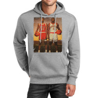 Stacey Augmon And Larry Johnson 1991 80s Unisex Hoodie | Artistshot