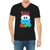 Leo The Truck And Robots Hipster V-neck Tee | Artistshot