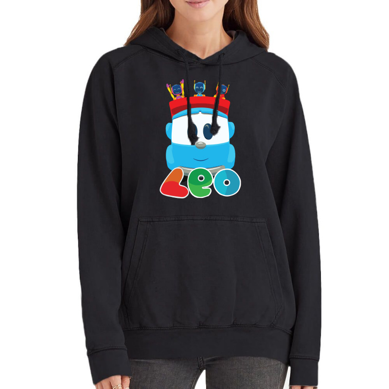 Leo The Truck And Robots Hipster Vintage Hoodie | Artistshot