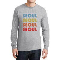 Seoul Trip Destination Gift Retro Long Sleeve Shirts | Artistshot