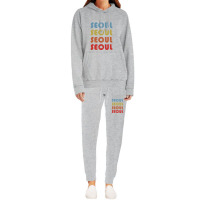 Seoul Trip Destination Gift Retro Hoodie & Jogger Set | Artistshot