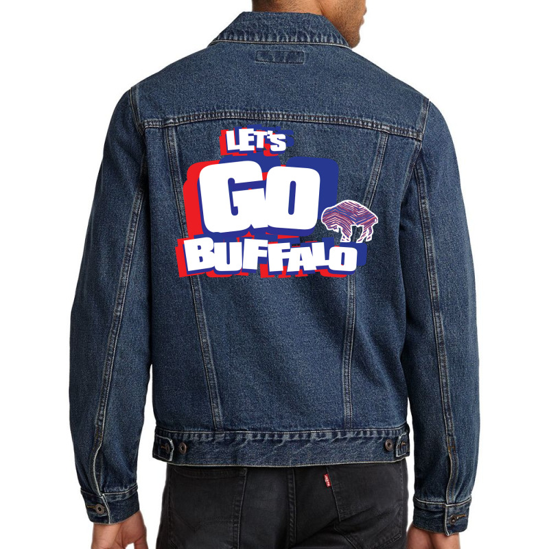 Lets Go Buffalo Trending Men Denim Jacket | Artistshot