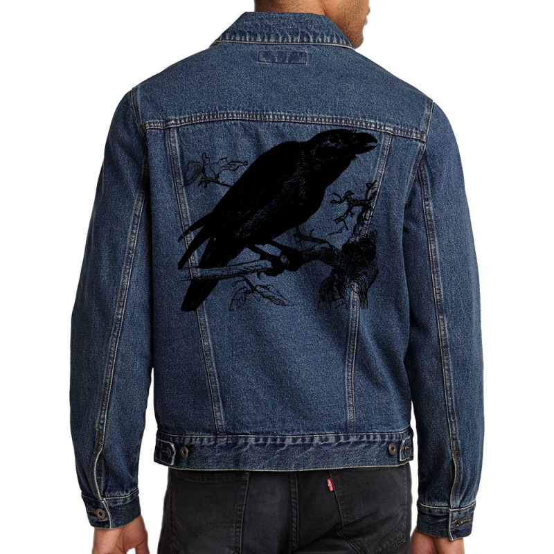 Retro Vintage Sense The Crow Halloween Essential Gifts Best Men Men Denim Jacket by omonovwomgm | Artistshot