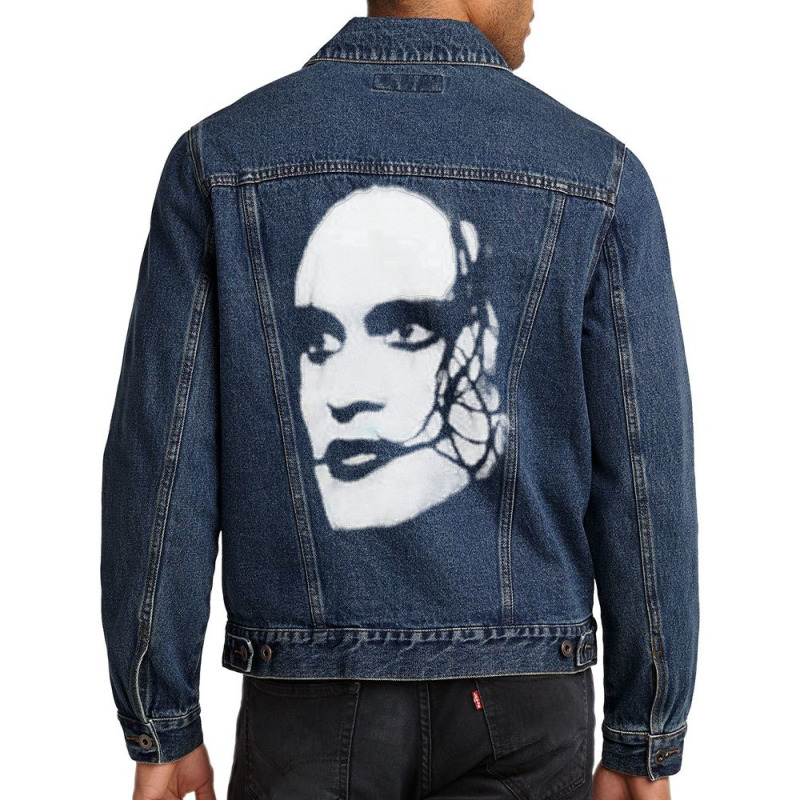 Reward The Crow Brandon Lee Gift For Halloween Men Denim Jacket by omonovwomgm | Artistshot