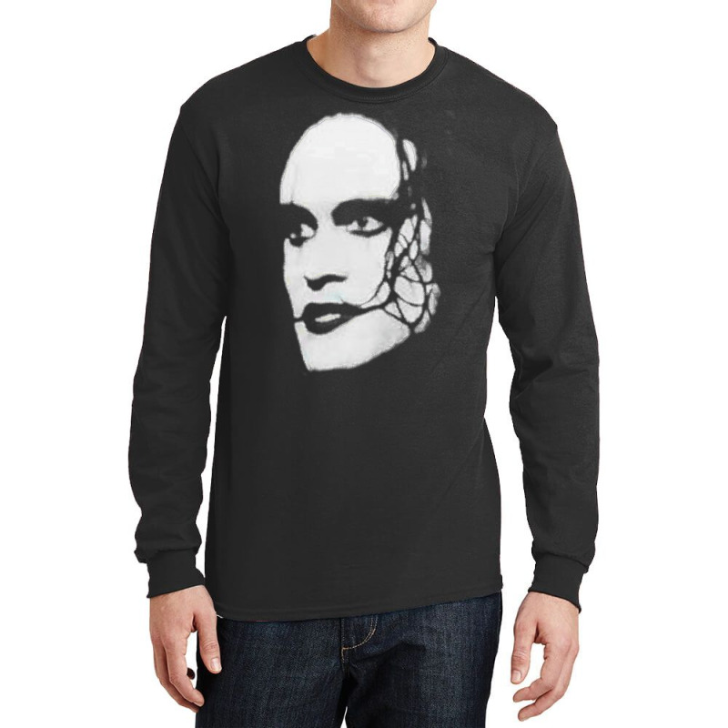 Reward The Crow Brandon Lee Gift For Halloween Long Sleeve Shirts by omonovwomgm | Artistshot