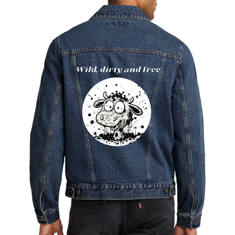 Food Trees Animal Men Denim Jacket by risacha | Artistshot