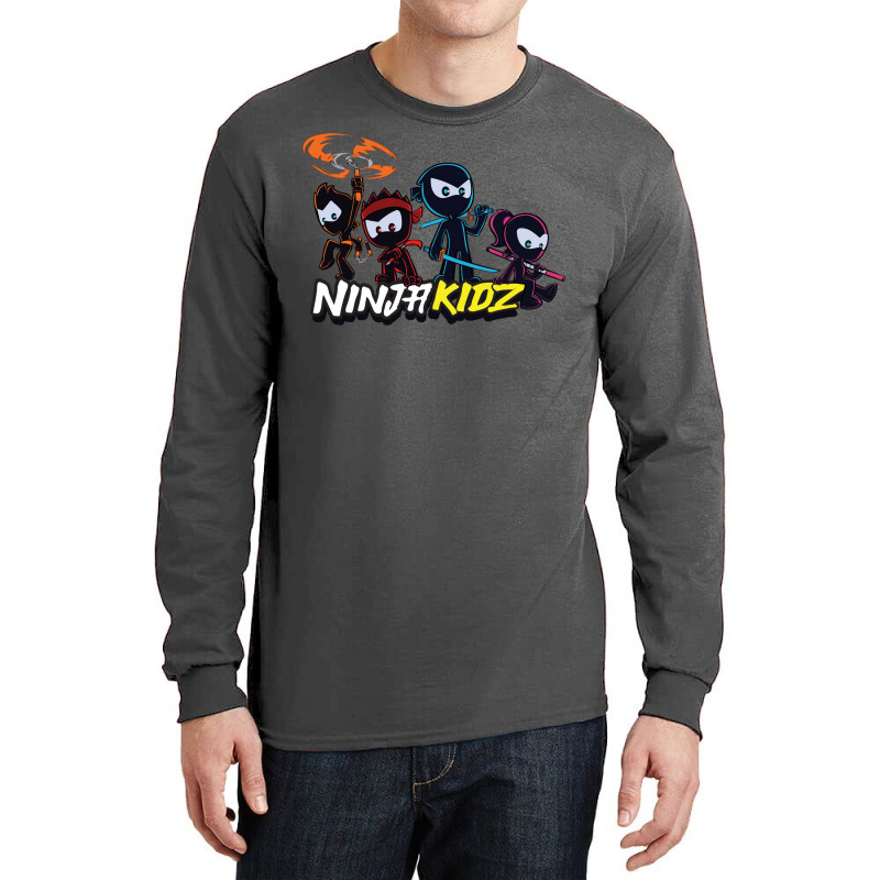 Ninja Kidz Gift For Christmas Nature Long Sleeve Shirts by knapetolamj | Artistshot