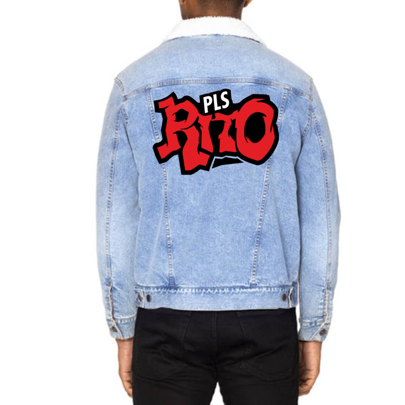 Rito Pls Unisex Sherpa-Lined Denim Jacket by omonovwomgm | Artistshot