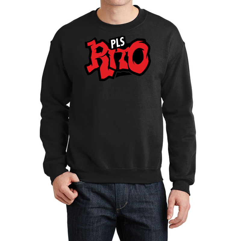 Rito Pls Crewneck Sweatshirt by omonovwomgm | Artistshot