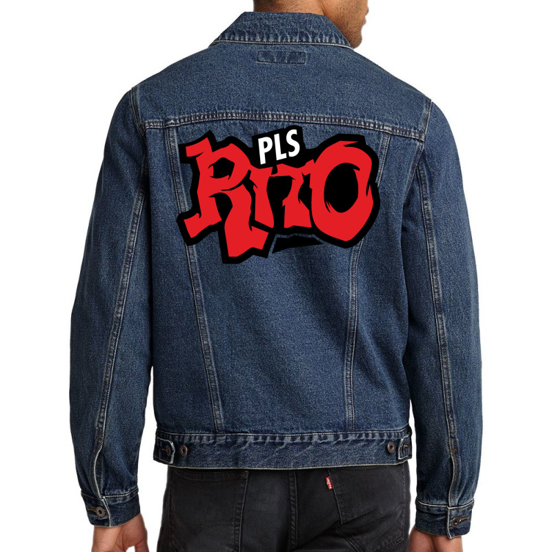 Rito Pls Men Denim Jacket by omonovwomgm | Artistshot