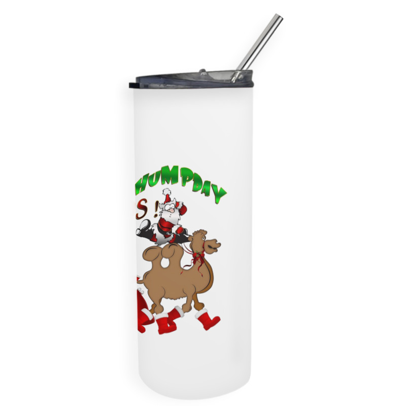 Santa Is Coming To Town Skinny Tumbler | Artistshot