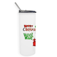 Santa Is Coming To Town Skinny Tumbler | Artistshot