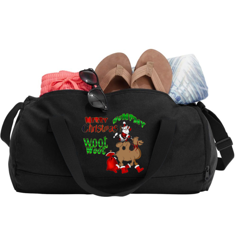 Santa Is Coming To Town Duffel Bag | Artistshot