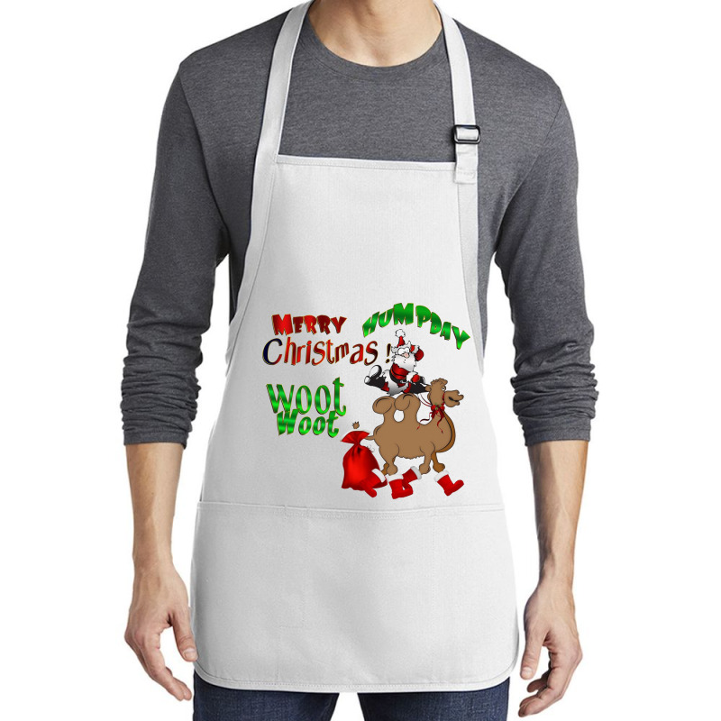 Santa Is Coming To Town Medium-length Apron | Artistshot