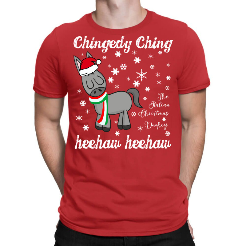 Dominick The Christmas Donkey Italian Christmas Donkey Retro T-Shirt by chytasroullez | Artistshot