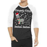 Dominick The Christmas Donkey Italian Christmas Donkey Retro 3/4 Sleeve Shirt | Artistshot