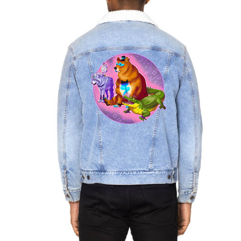 The Pizza Gang Boy Unisex Sherpa-lined Denim Jacket | Artistshot