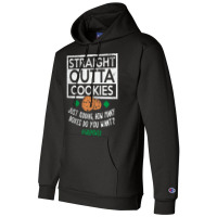 Straight Outta Cookies Blue Champion Hoodie | Artistshot