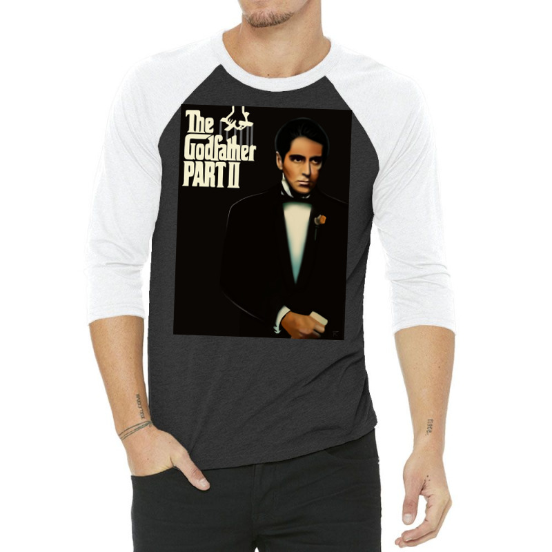 Trending The Godfather Ii - Cover 3/4 Sleeve Shirt by Whitehead Hoppe | Artistshot