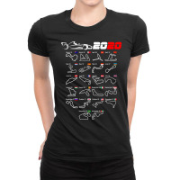 Limited Edition Calendar Formula Race Cars 2020 Circuits V2 Ladies Fitted T-shirt | Artistshot