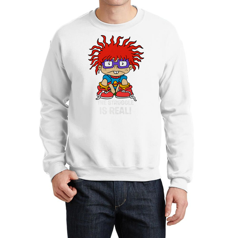 The Struggle Is Real Retro Crewneck Sweatshirt | Artistshot