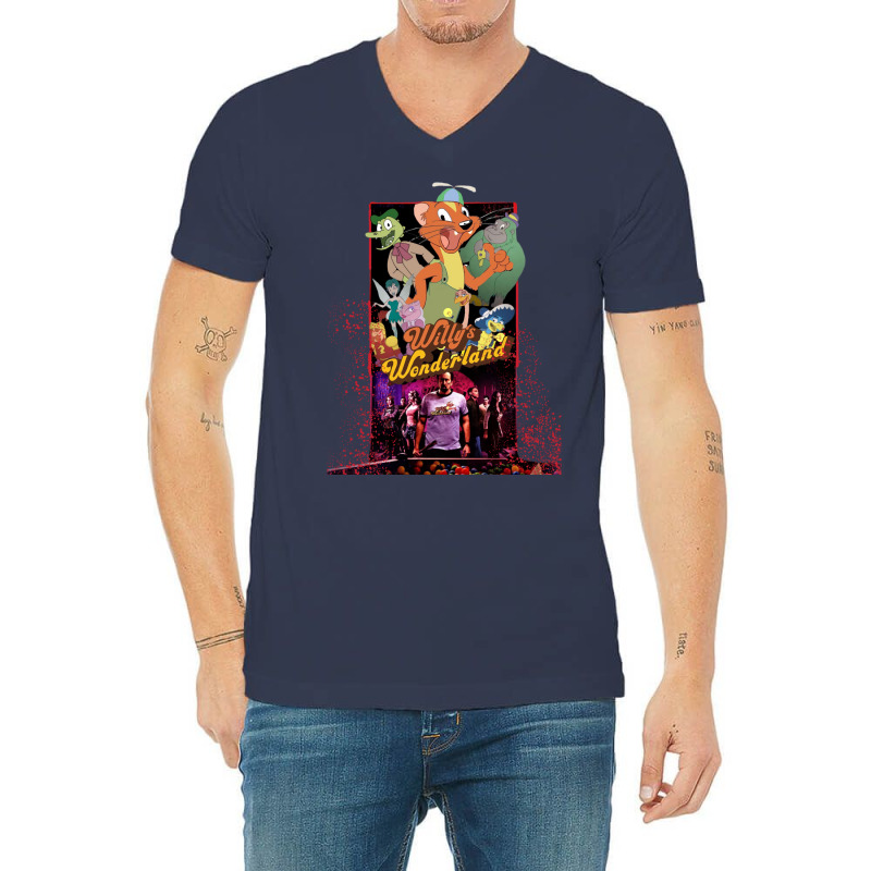 Willys Wonderland Music V-neck Tee | Artistshot