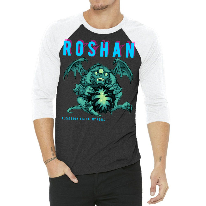 Roshan Dota 2 Game 3/4 Sleeve Shirt by nuurkanafhab | Artistshot