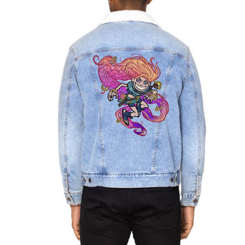 Star Girl   Fan Art Unisex Sherpa-Lined Denim Jacket by omonovwomgm | Artistshot