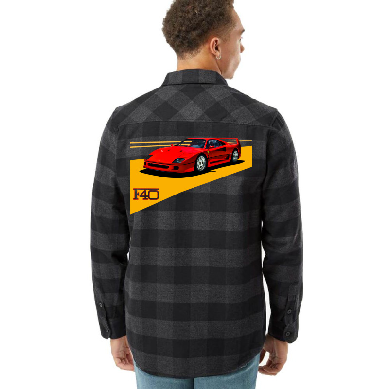 F40 Scuderia Girl Flannel Shirt by kkeyooyimmie | Artistshot