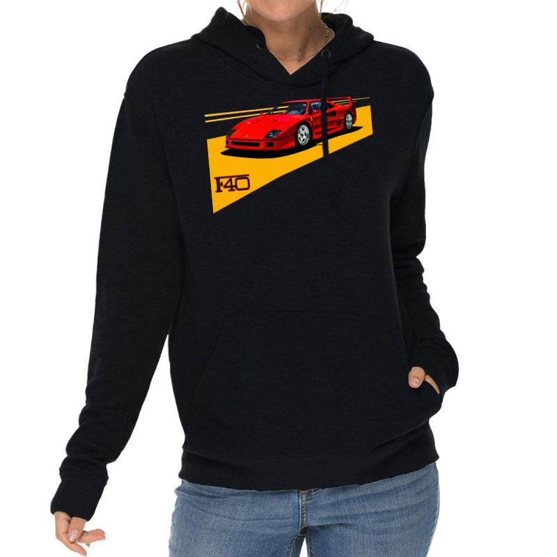 F40 Scuderia Girl Lightweight Hoodie by kkeyooyimmie | Artistshot