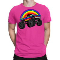 Lgbt Monster Truck Rainbow Flag Lgbtq Car Gay Pride Month Cool T-shirt | Artistshot