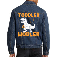 Toddler Hodler Humor Men Denim Jacket | Artistshot