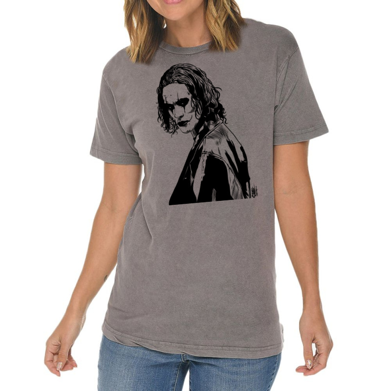 The Crow (brandon Lee) Vintage T-Shirt by omonovwomgm | Artistshot