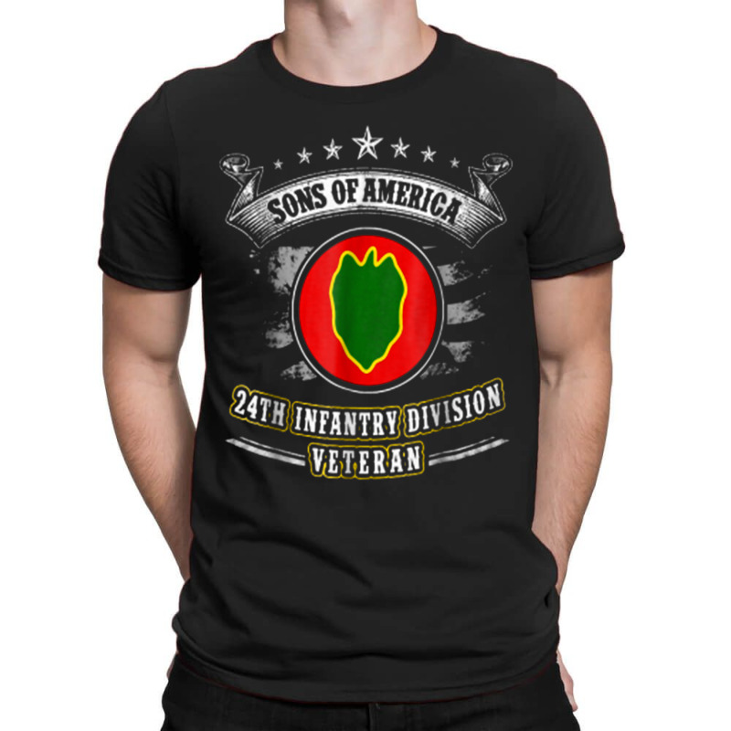 24th Infantry Division Veteran - Sons Of America T-Shirt by ALFREDMCGOWAN | Artistshot