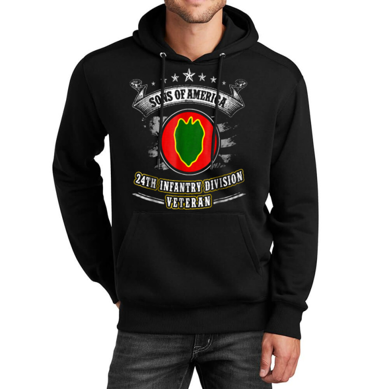 24th Infantry Division Veteran - Sons Of America Unisex Hoodie by ALFREDMCGOWAN | Artistshot