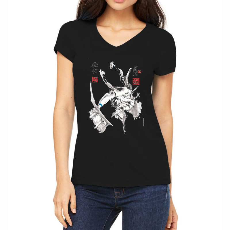 Samurai Champloo Mugen Classic Women's V-Neck T-Shirt by ERNESTOJAVIERSIERRA | Artistshot