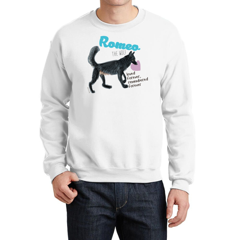 Totem Romeo The Wolf Crewneck Sweatshirt | Artistshot