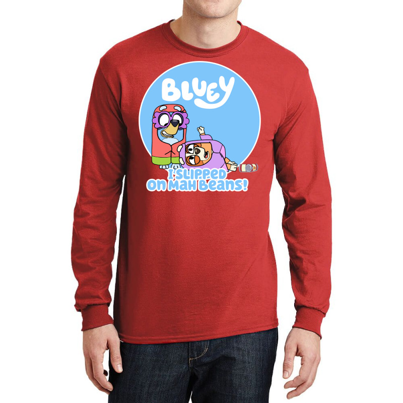 I Slipped On Mah Beans 80s Long Sleeve Shirts by inkidimerk | Artistshot