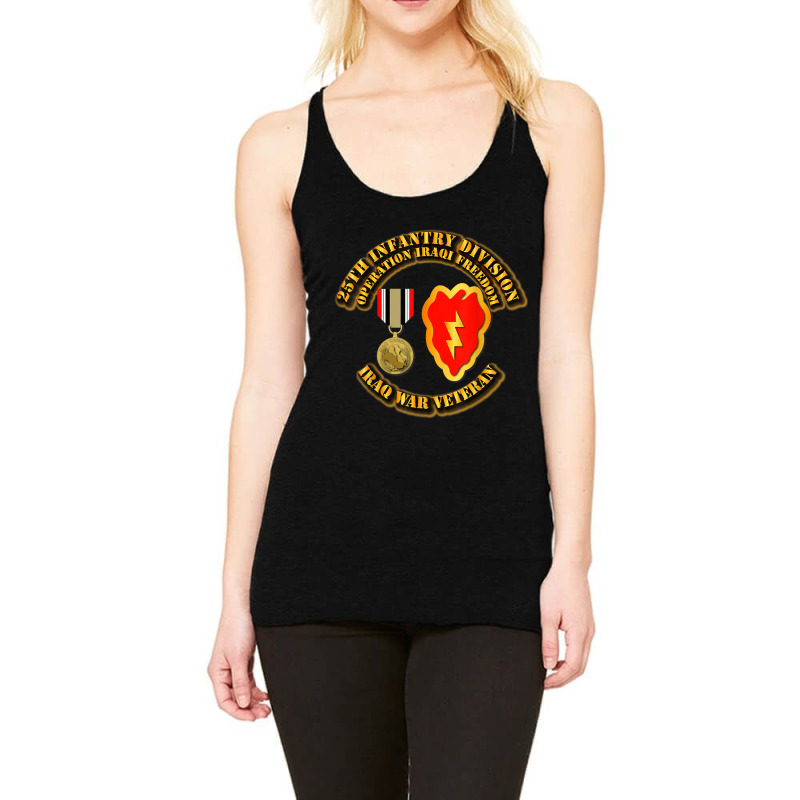 25th Infantry Division  Iraq War Veteran Racerback Tank by ALFREDMCGOWAN | Artistshot