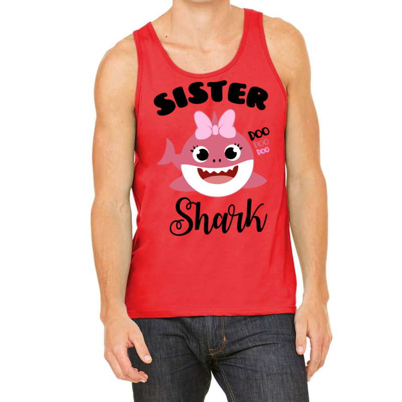 Cute Sister Shark Vintage Tank Top by koyunsnoerw | Artistshot