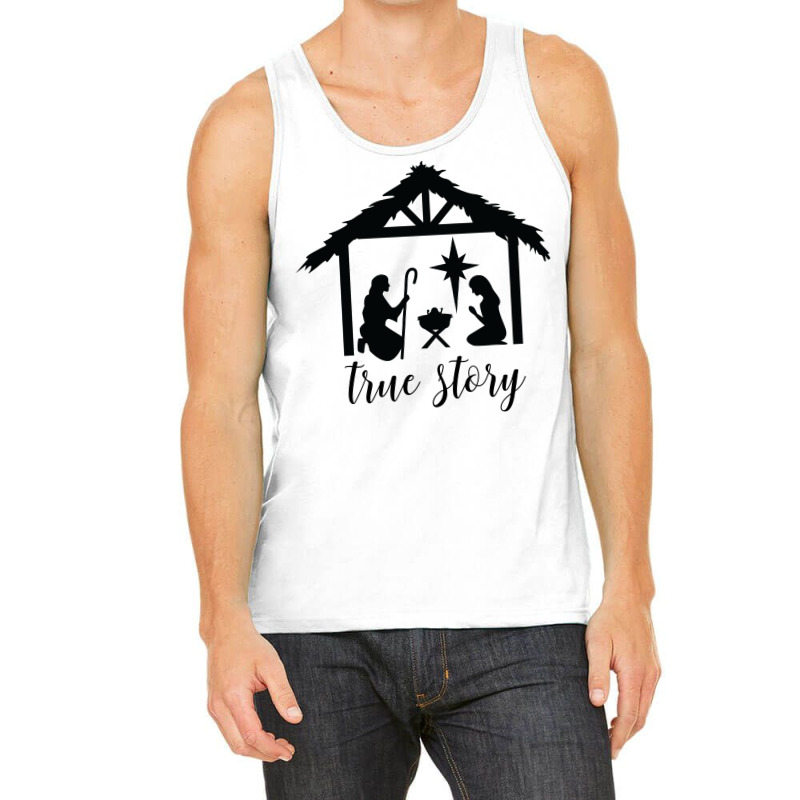 True Story Nativity Christmas Nativity Bethlehem Holy Night Christmas Tank Top | Artistshot