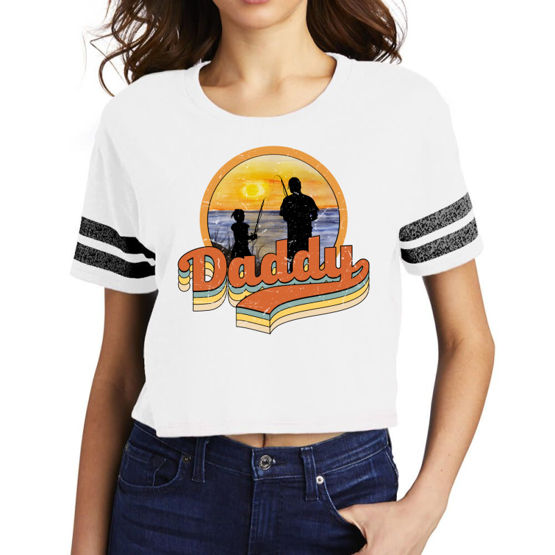 Go To Fish With Daddy Scorecard Crop Tee by palerviivug | Artistshot